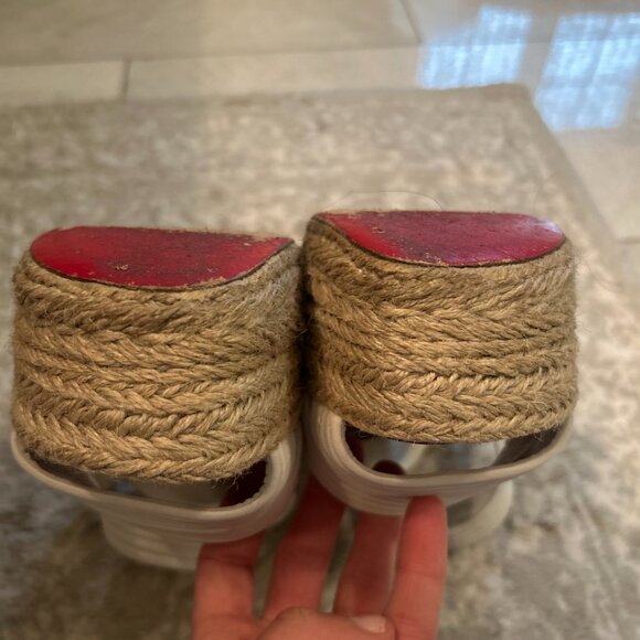 Christian Louboutin Platform Espadrilles 37 - Picture 7 of 8